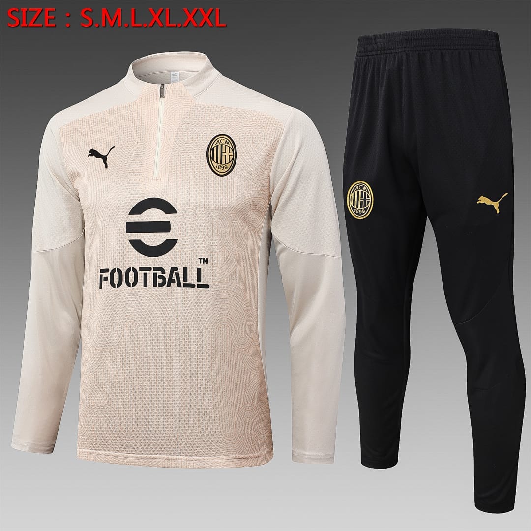AC Milan 24/25 Sudadera · Crema