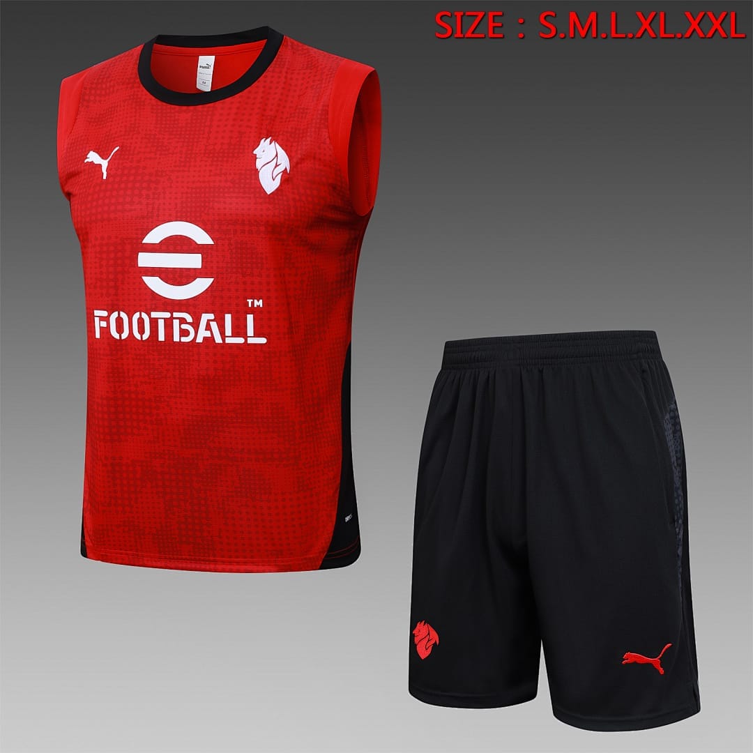 AC Milan 25/26 Chaleco · Rojo