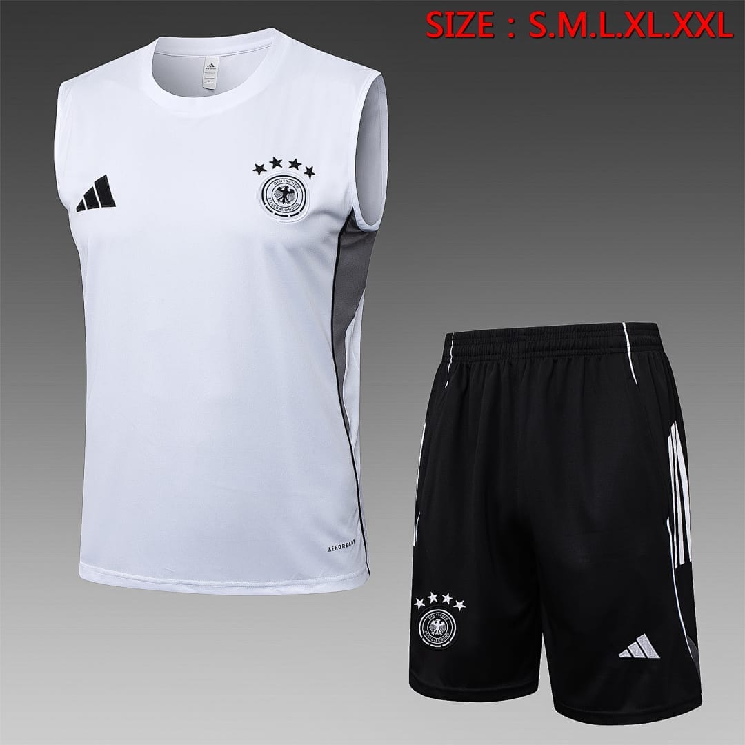 Alemania 25/26 Chaleco · Blanco