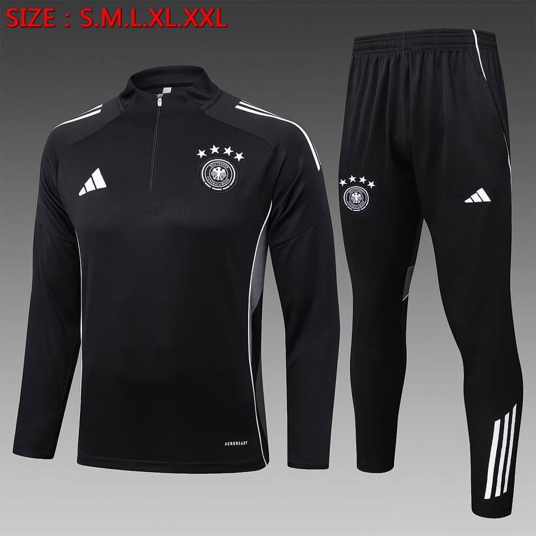 Alemania 25/26 Sudadera · Negro