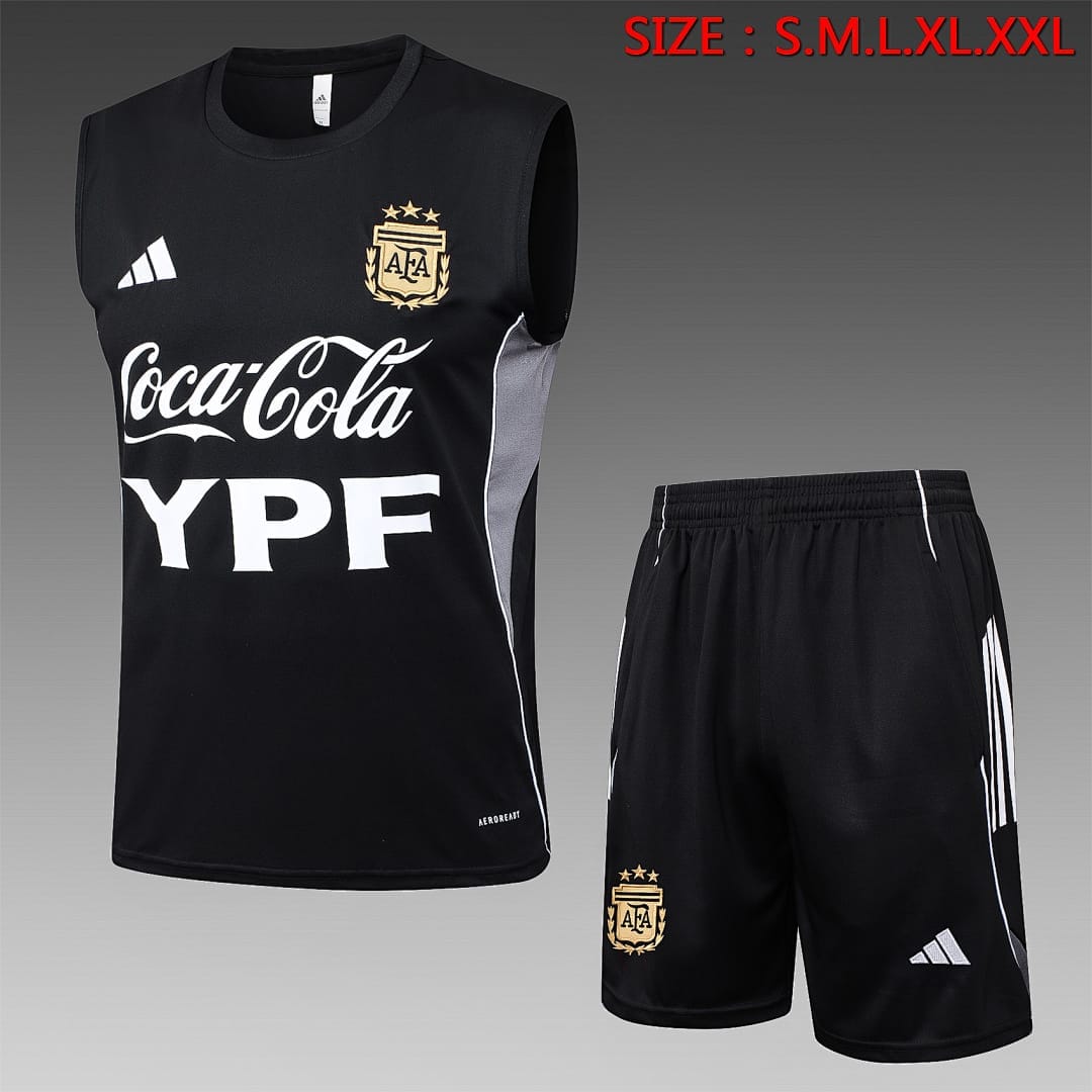 Argentina 25/26 Chaleco · Negro