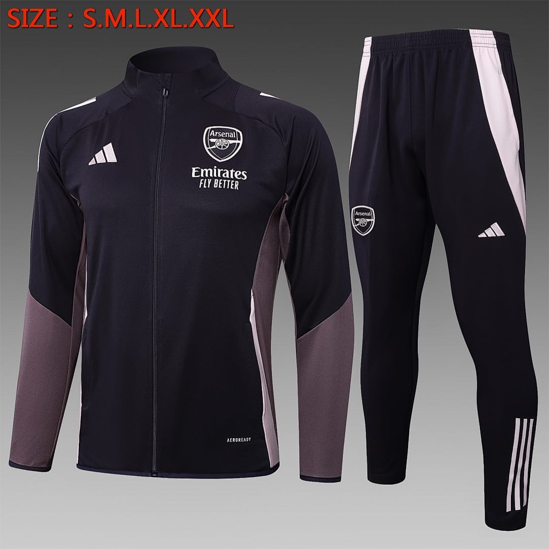 Arsenal 24/25 Chaqueta · Gris Oscuro