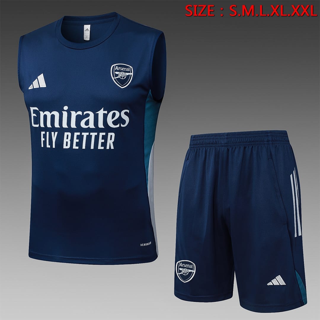 Arsenal 25/26 Chaleco · Azul Rey