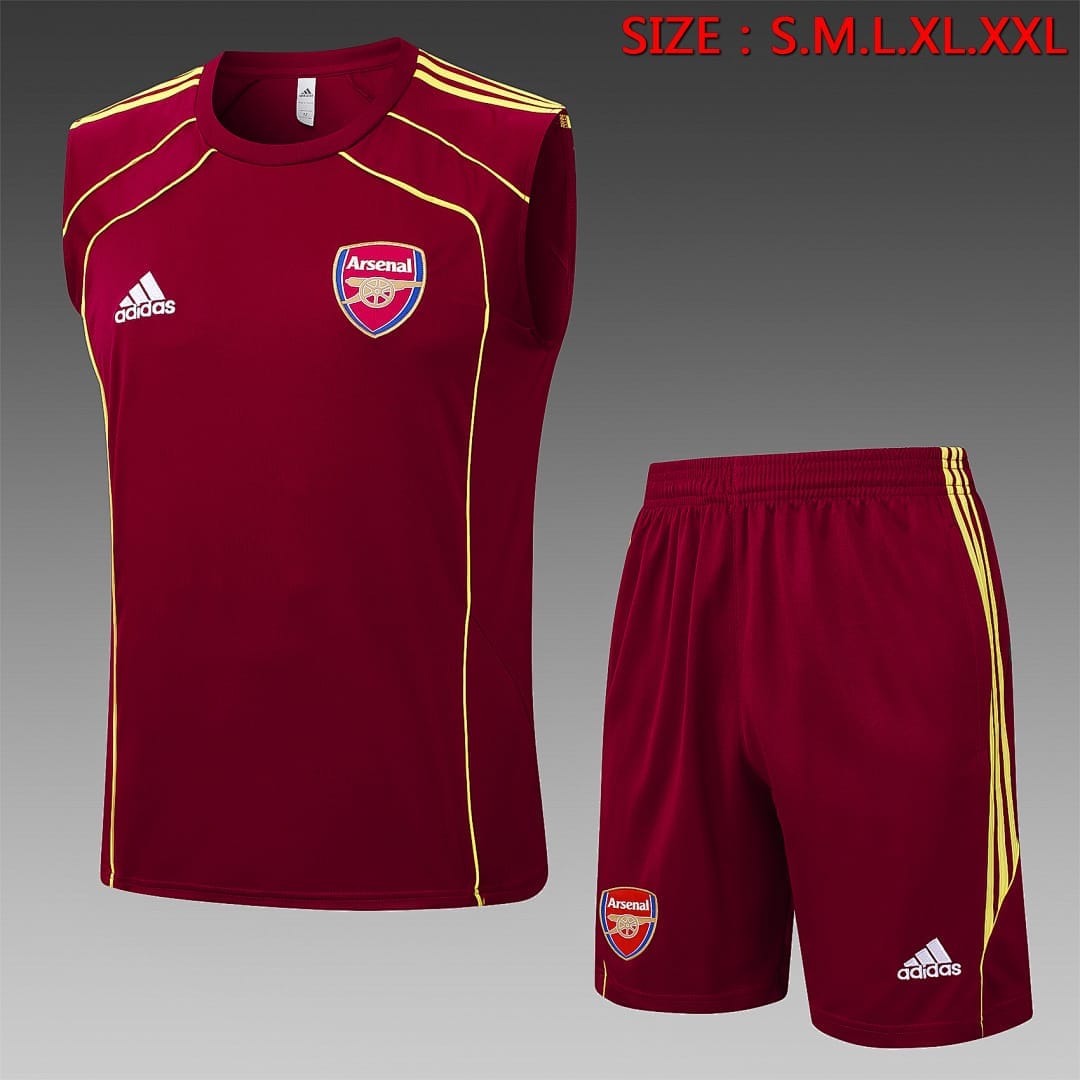 Arsenal 25/26 Chaleco · Vino