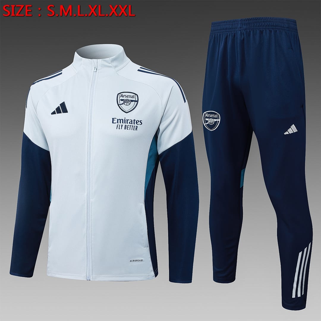 Arsenal 25/26 Chaqueta · Gris Claro