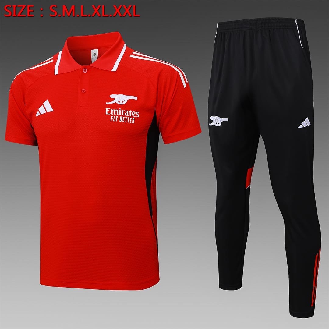 Arsenal 25/26 Polo · Rojo