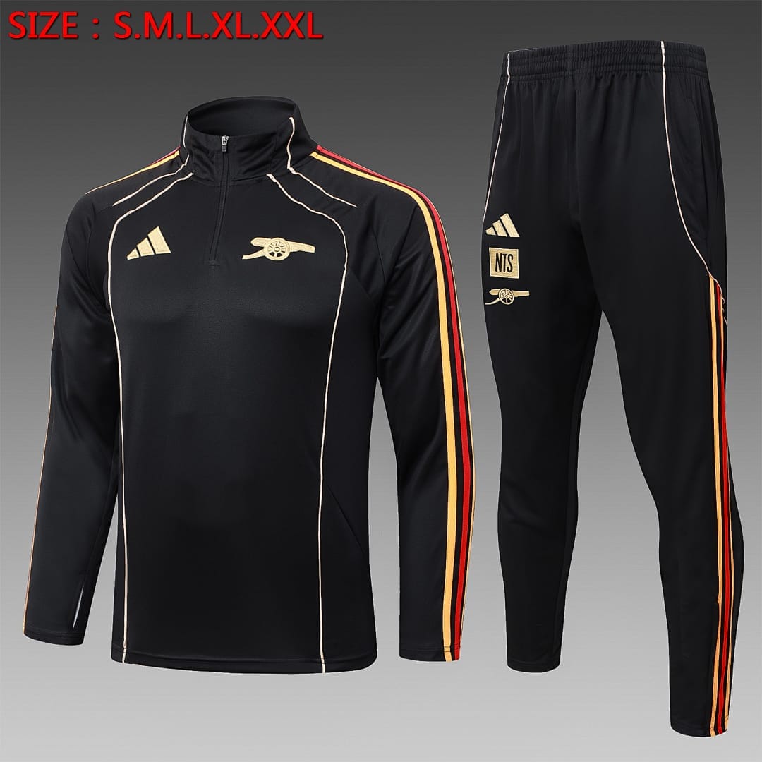 Arsenal 25/26 Sudadera · Negro