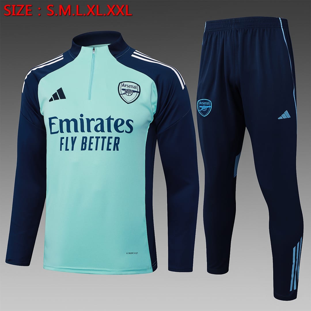 Arsenal 25/26 Sudadera · Verde Claro