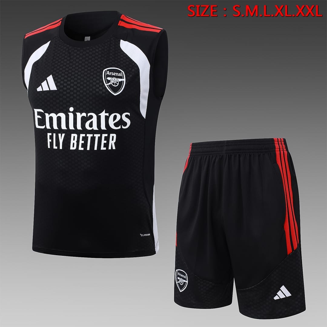 Arsenal 26/27 Chaleco · Negro