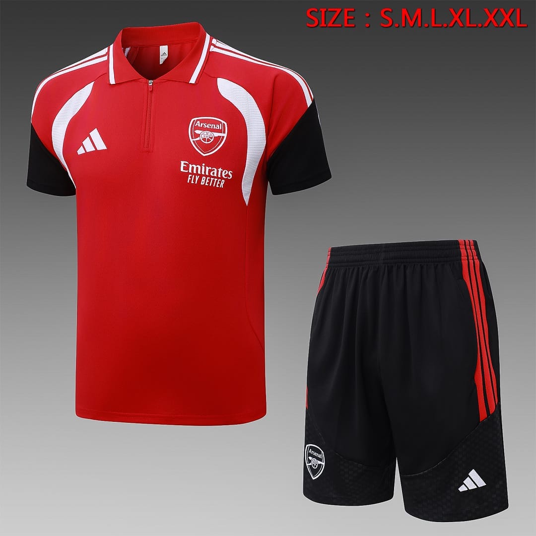 Arsenal 26/27 Polo · Rojo