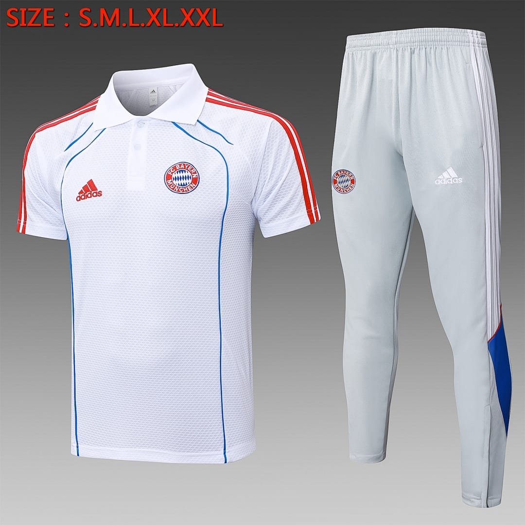 Bayern Múnich 25/26 Polo · Blanco