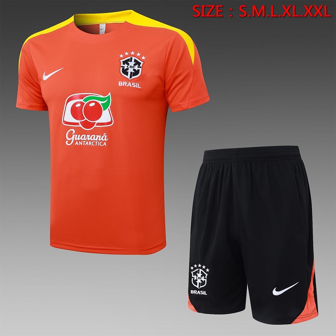 Brasil 25/26 Camiseta Entrenamiento · Naranja