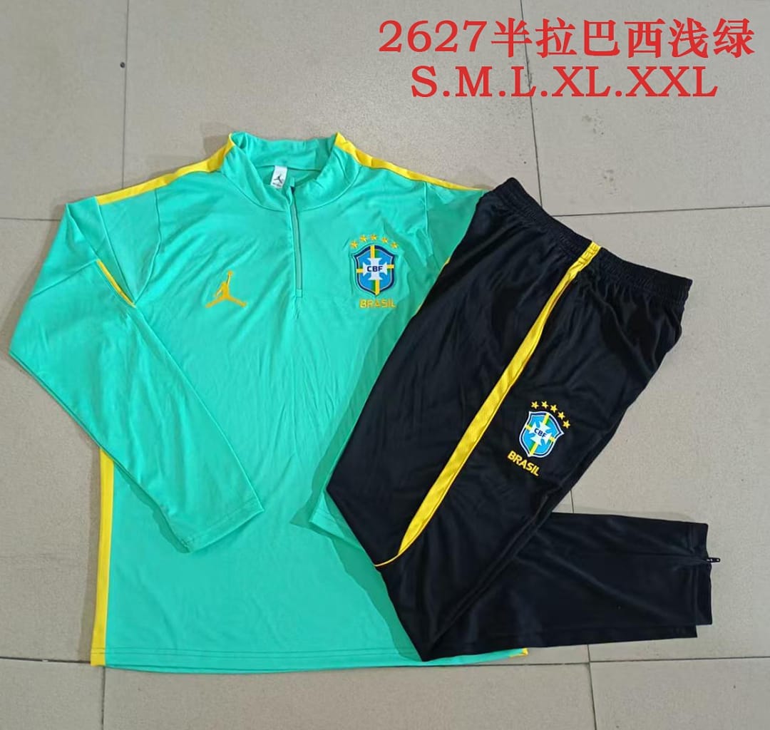 Brasil 26/27 Sudadera · Verde Claro