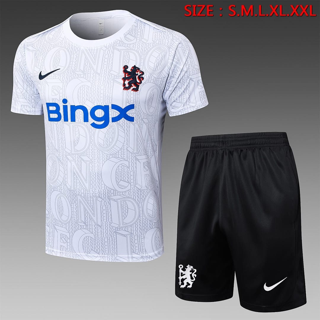 Chelsea 25/26 Camiseta Entrenamiento · Blanco