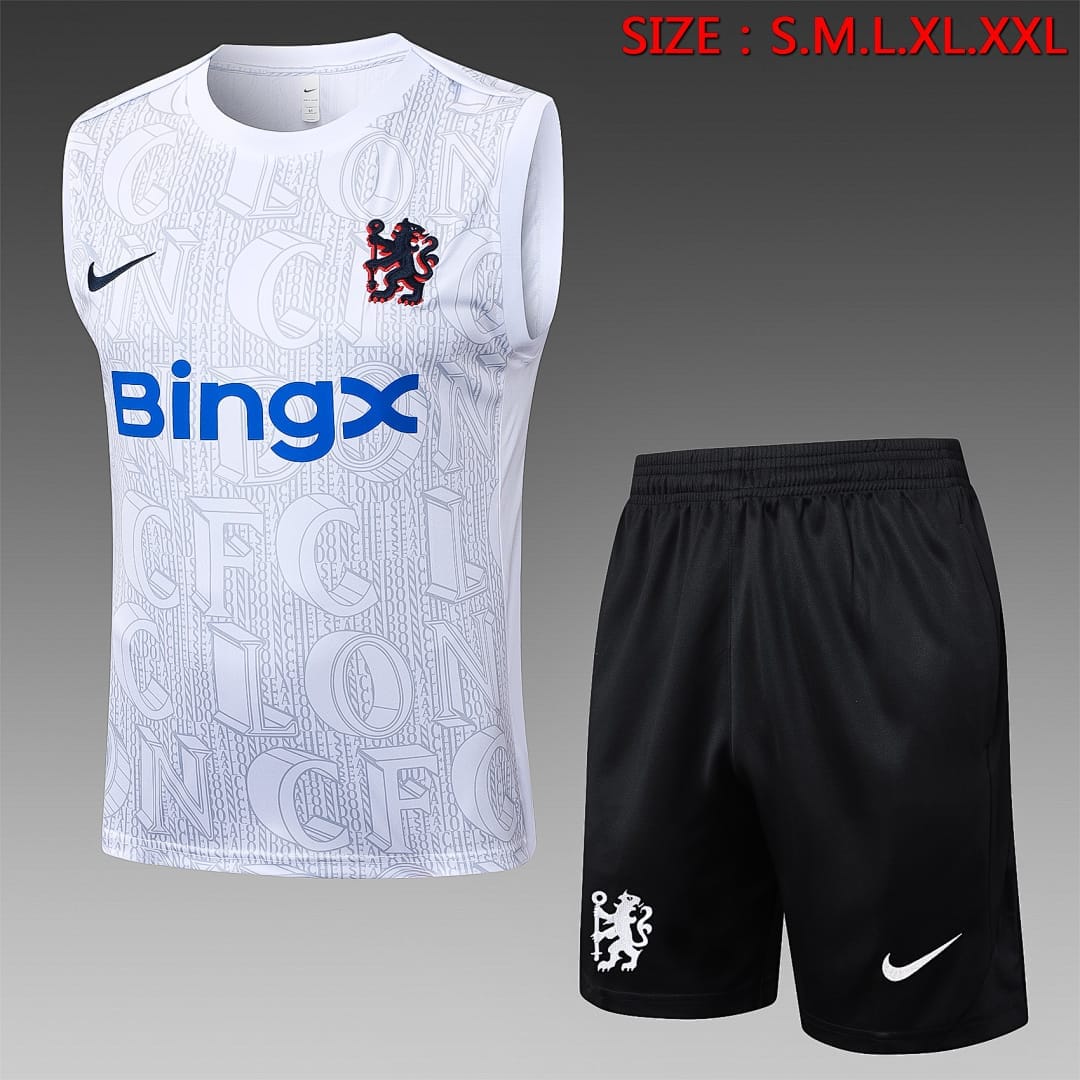 Chelsea 25/26 Chaleco · Blanco