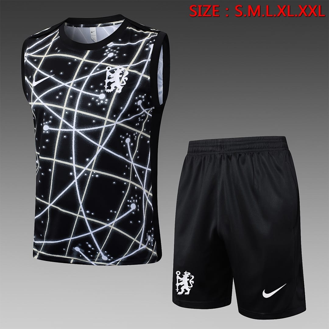 Chelsea 25/26 Chaleco · Negro