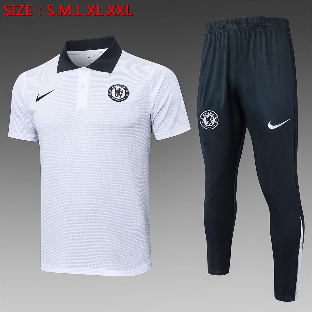 Chelsea 25/26 Polo · Blanco