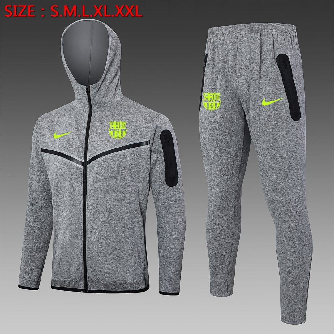 FC Barcelona 24/25 Chaqueta con Capucha · Verde