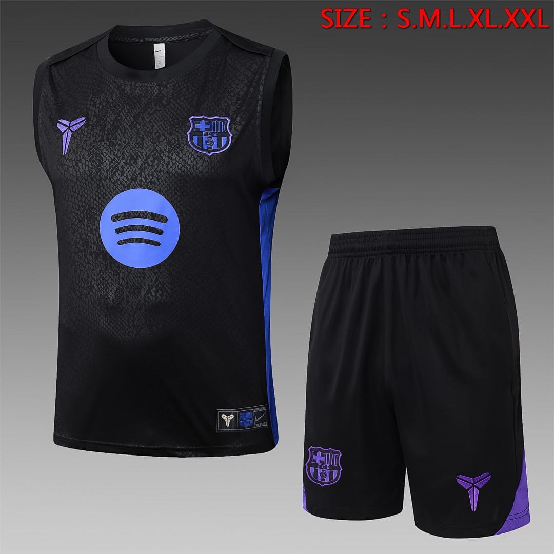 FC Barcelona 25/26 Chaleco · Negro