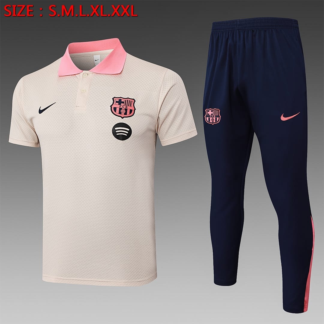 FC Barcelona 25/26 Polo · Beige