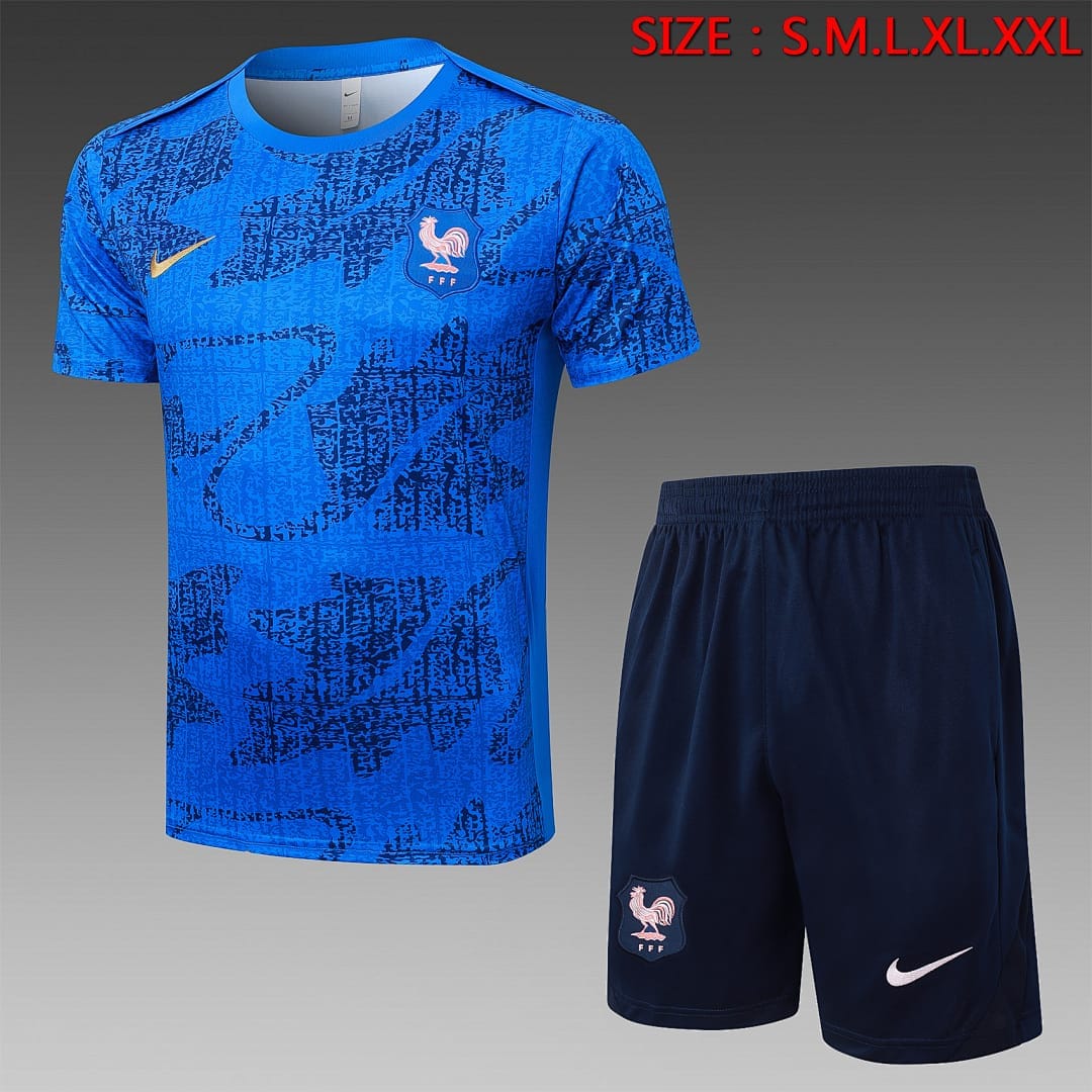 Francia 25/26 Camiseta Entrenamiento · Azul