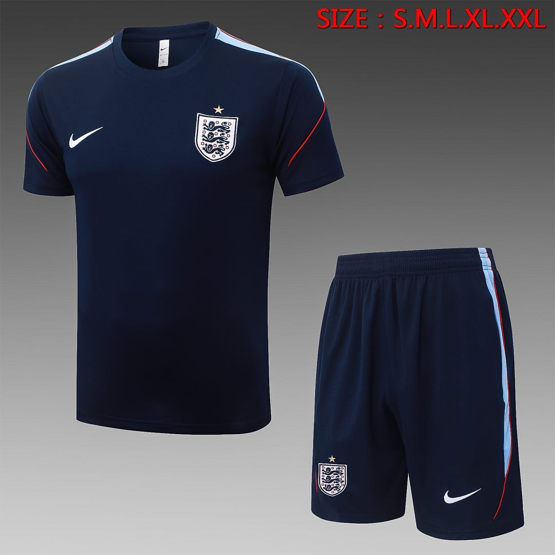 Inglaterra 26/27 Camiseta Entrenamiento · Azul Marino