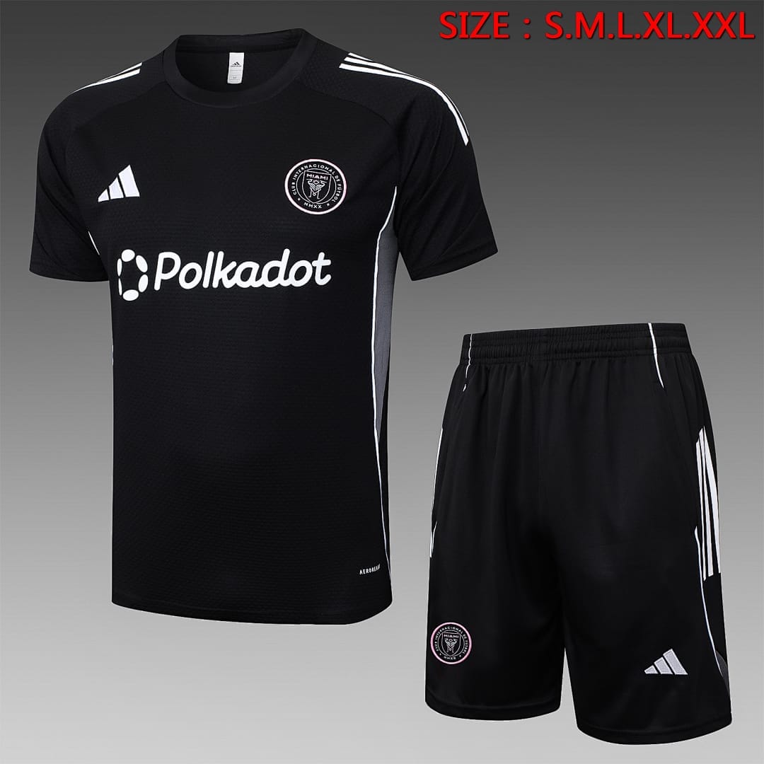 Inter Miami 25/26 Camiseta Entrenamiento · Negro