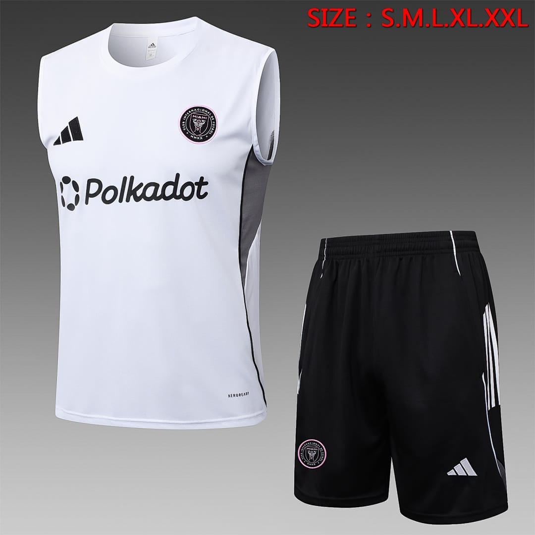 Inter Miami 25/26 Chaleco · Blanco