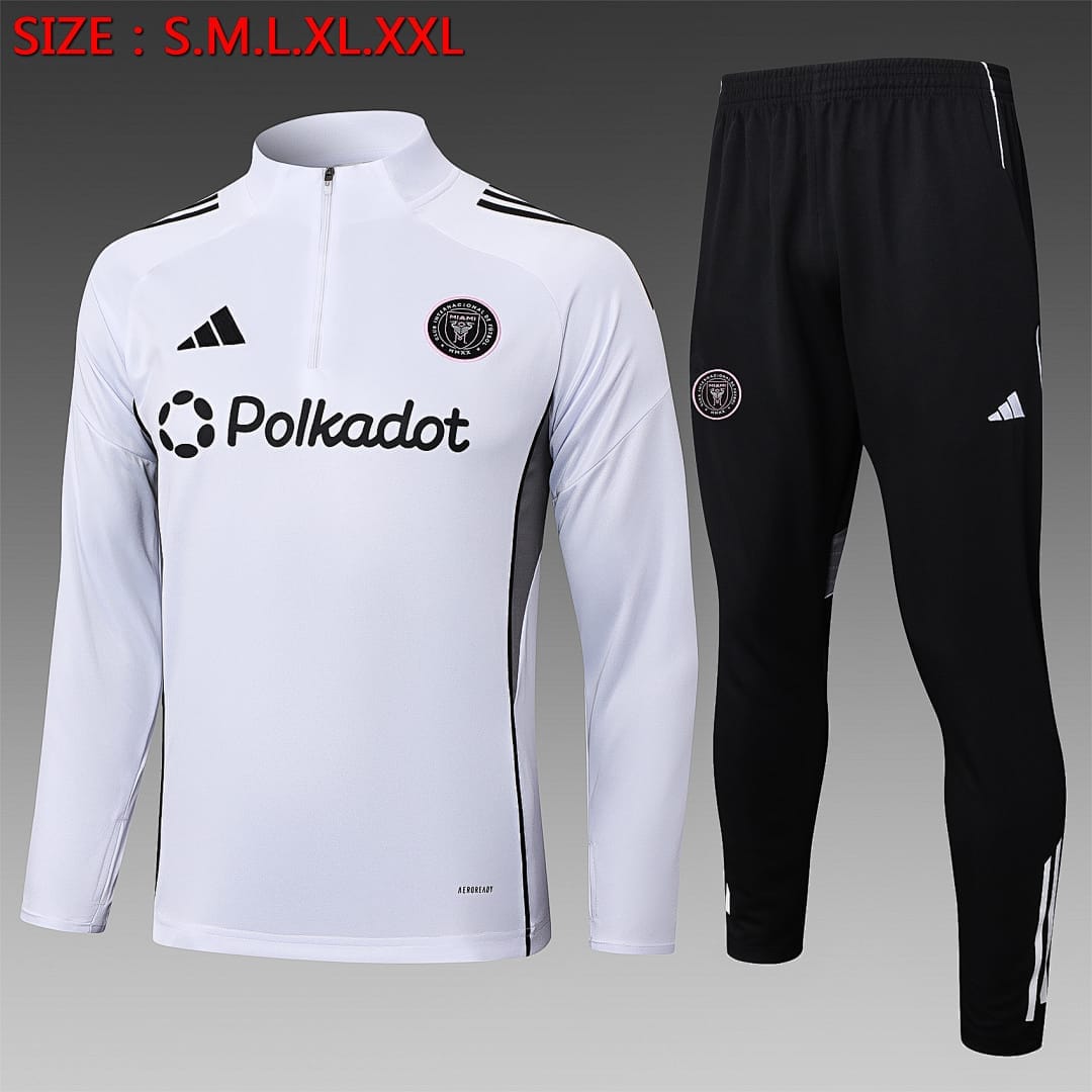 Inter Miami 25/26 Sudadera · Blanco