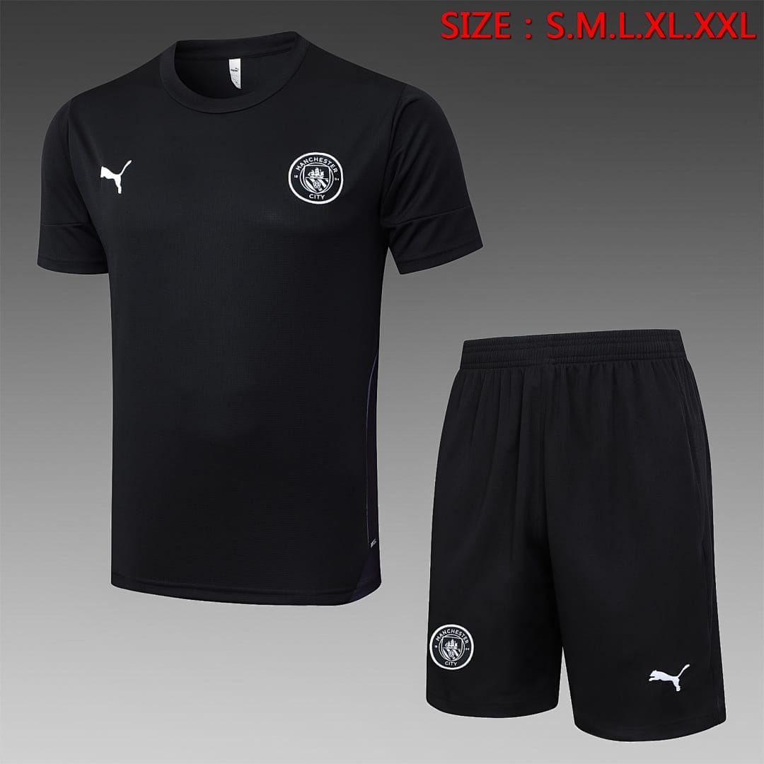 Manchester City 25/26 Camiseta Entrenamiento · Negro