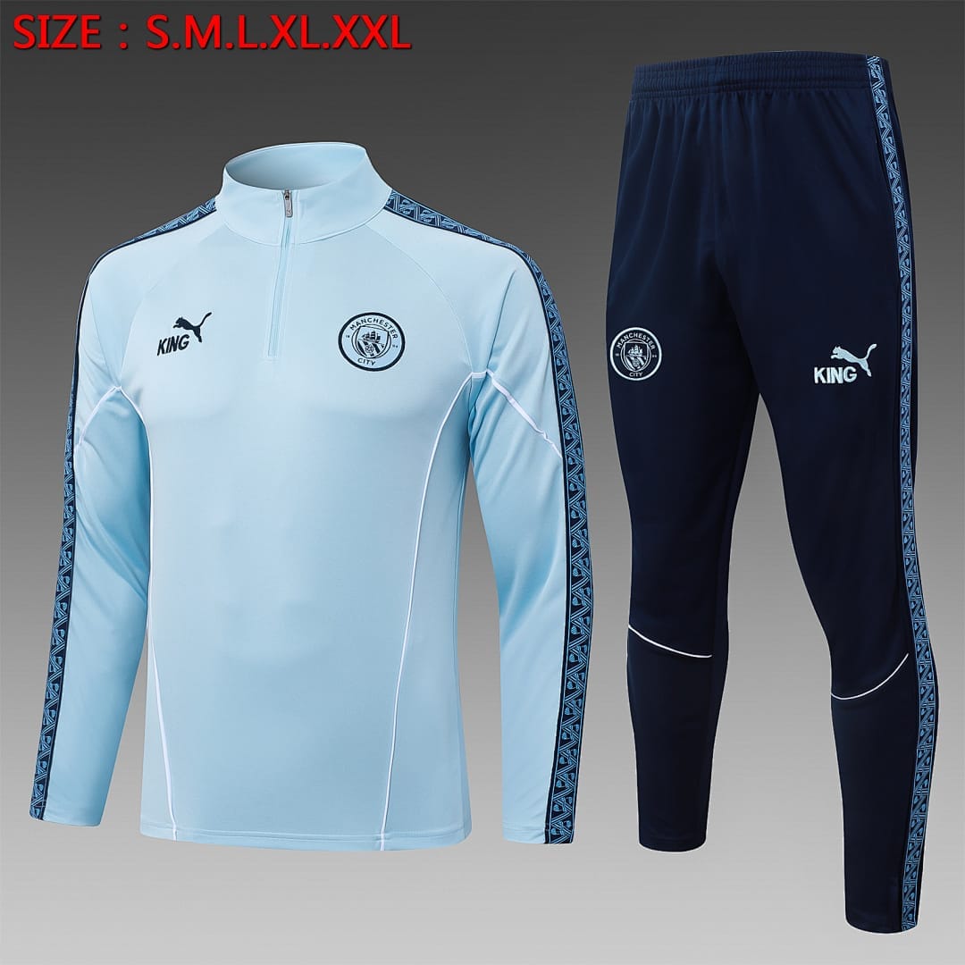 Manchester City 25/26 Sudadera · Celeste
