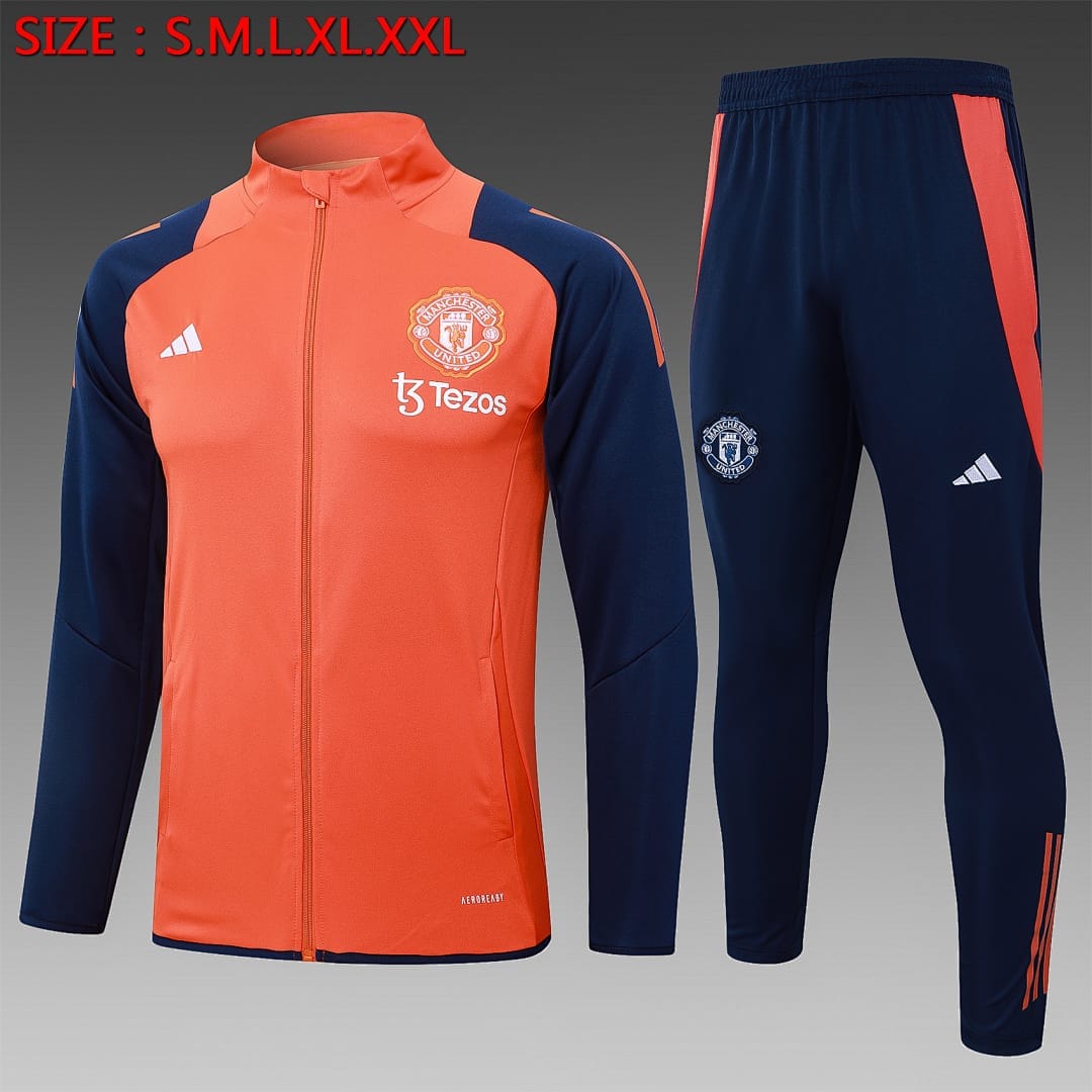 Manchester United 24/25 Chaqueta · Naranja