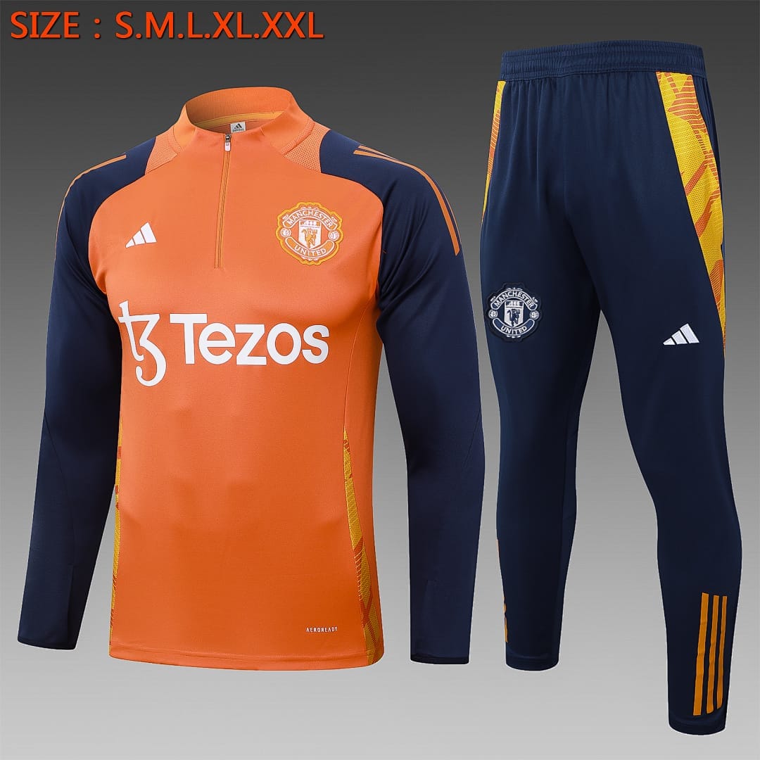 Manchester United 24/25 Sudadera · Naranja
