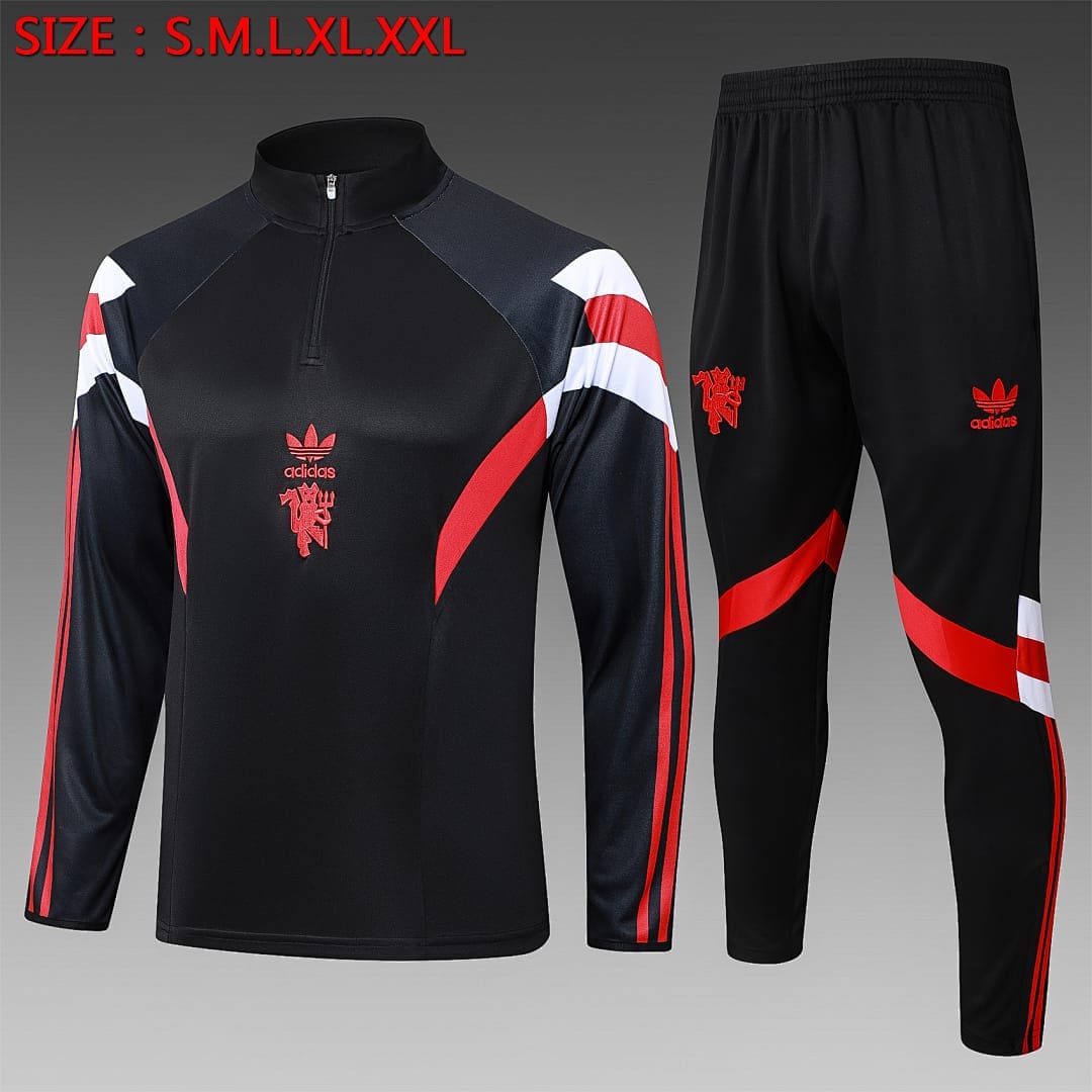 Manchester United 24/25 Sudadera · Negro