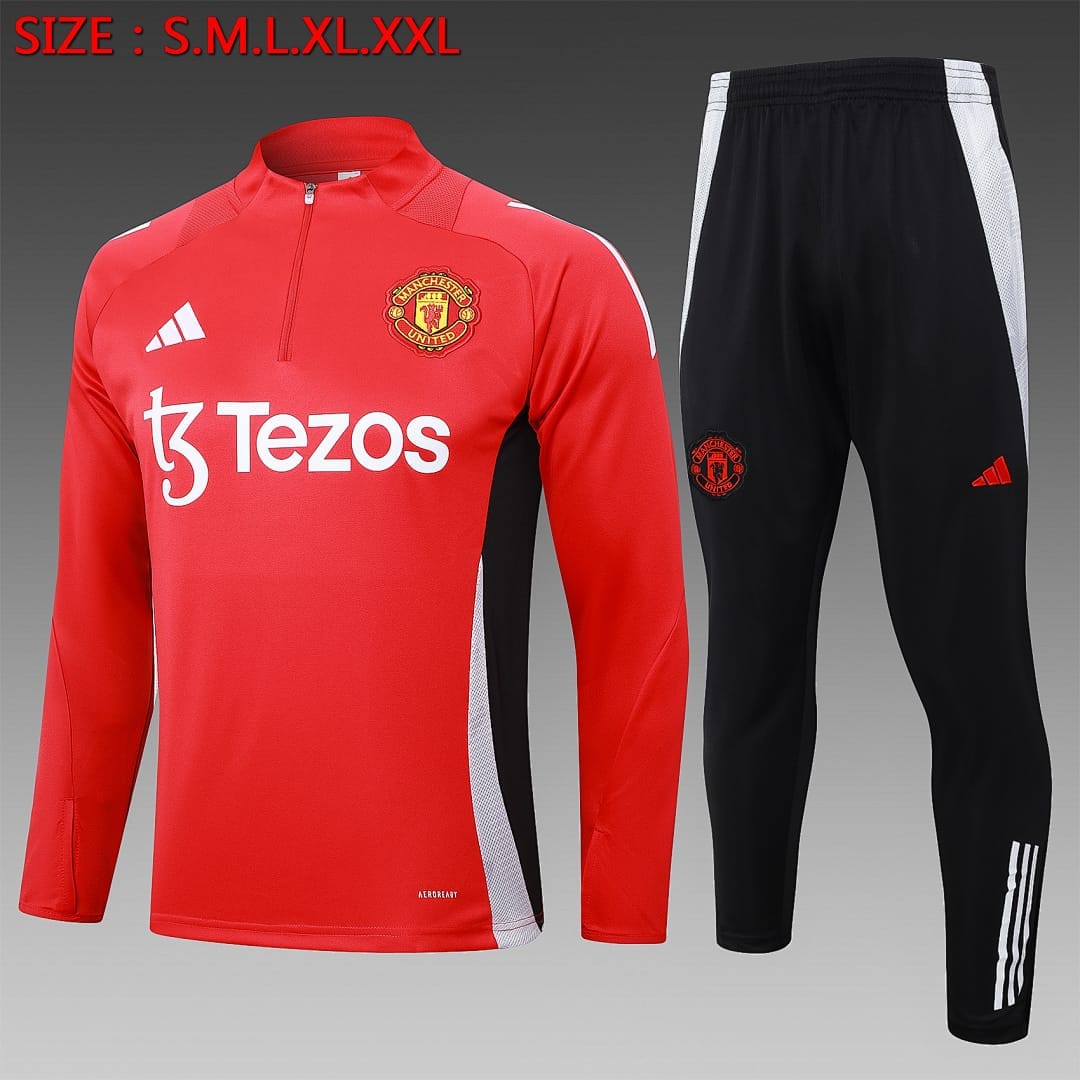 Manchester United 24/25 Sudadera · Rojo