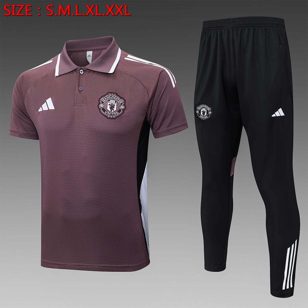 Manchester United 25/26 Polo · Morado