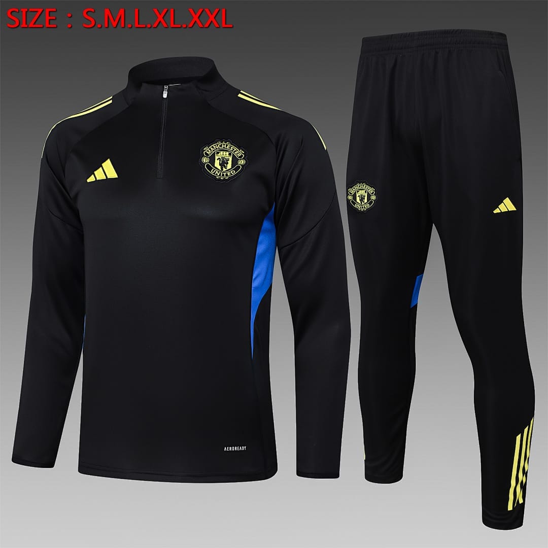 Manchester United 25/26 Sudadera · Negro