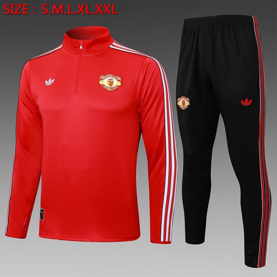 Manchester United 25/26 Sudadera · Rojo