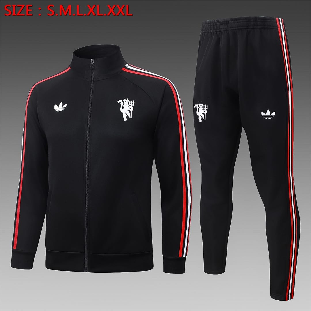 Manchester United 26/27 Chaqueta · Negro