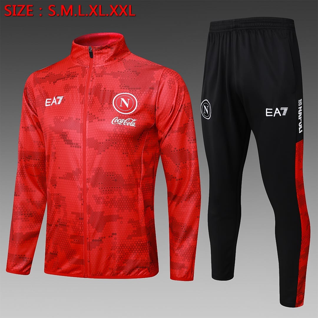 Napoli 24/25 Chaqueta · Rojo