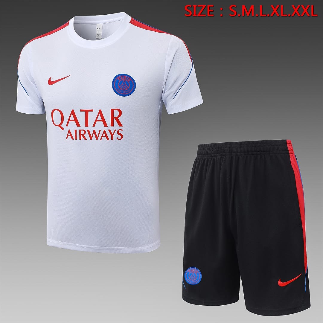 París Saint-Germain 26/27 Camiseta Entrenamiento · Blanco