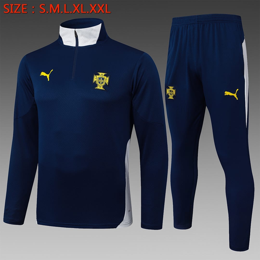 Portugal 24/25 Sudadera · Azul Rey