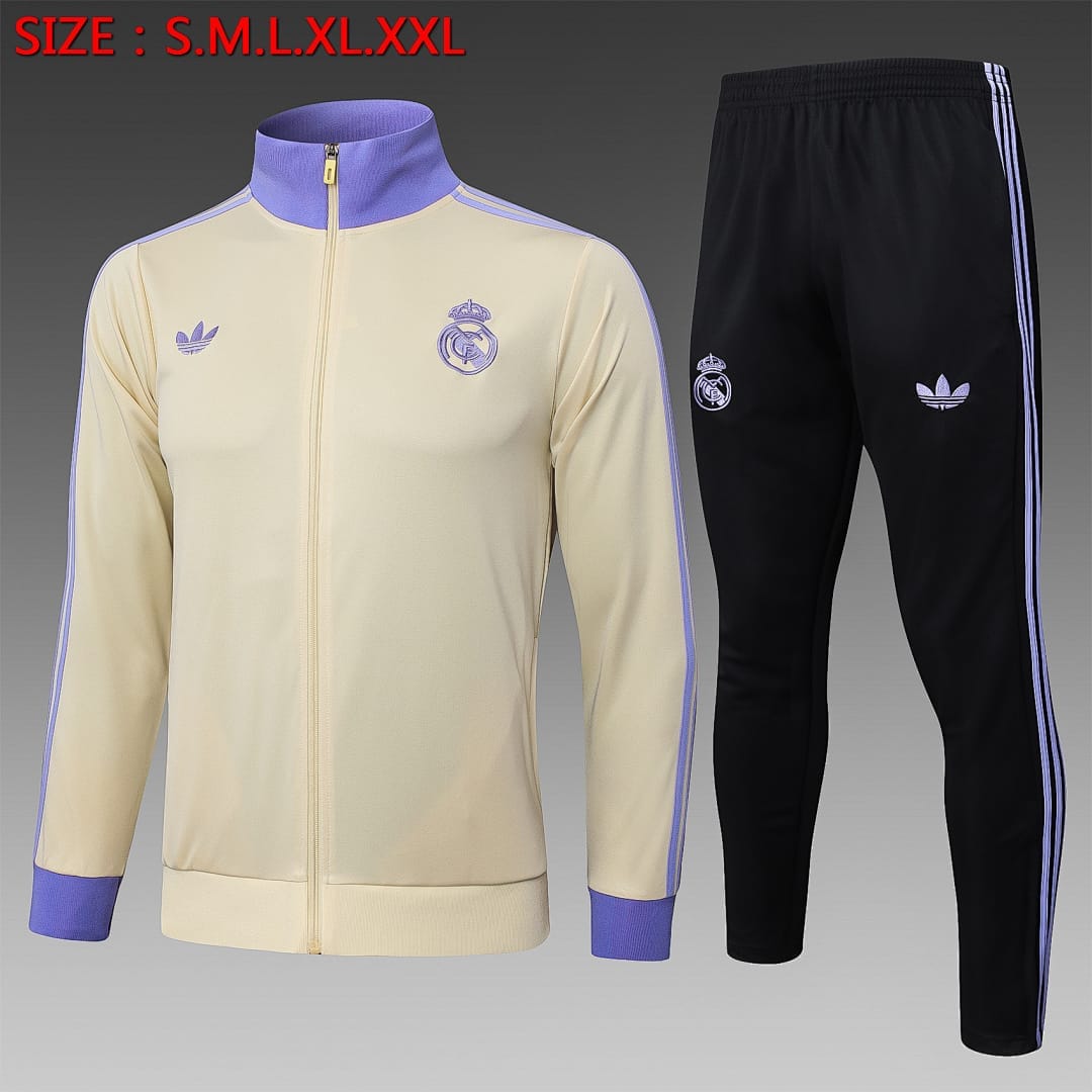 Real Madrid 24/25 Chaqueta · Crema