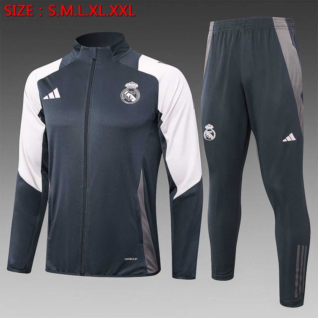 Real Madrid 24/25 Chaqueta · Gris