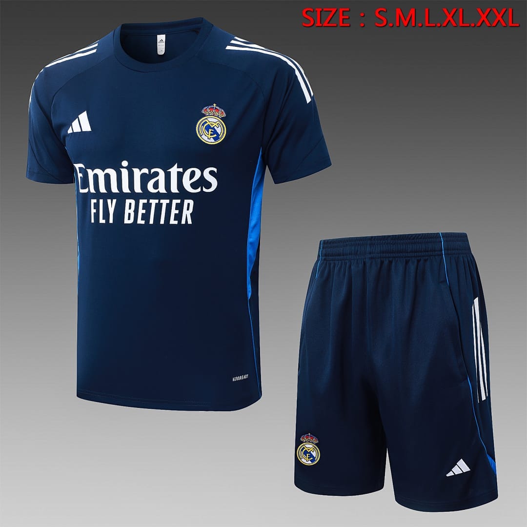 Real Madrid 25/26 Camiseta Entrenamiento · Blanco