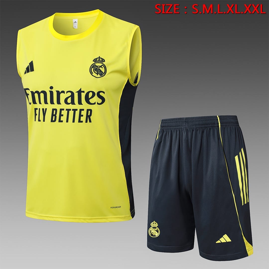 Real Madrid 25/26 Chaleco · Amarillo
