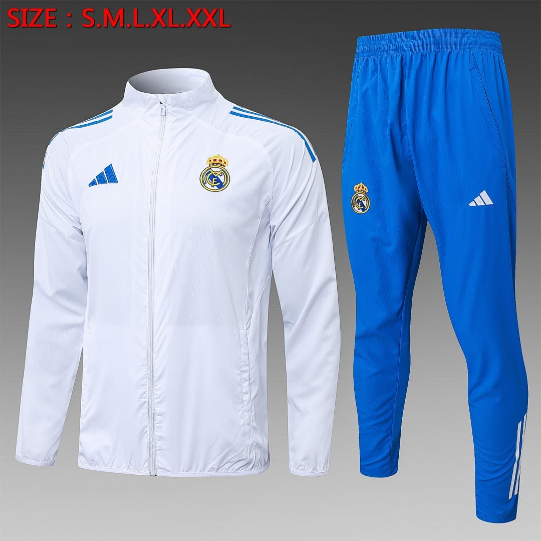 Real Madrid 25/26 Chaqueta · Blanco