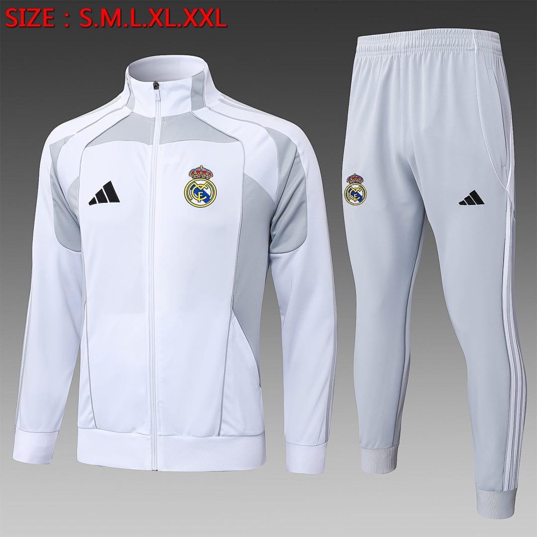 Real Madrid 25/26 Chaqueta · Gris