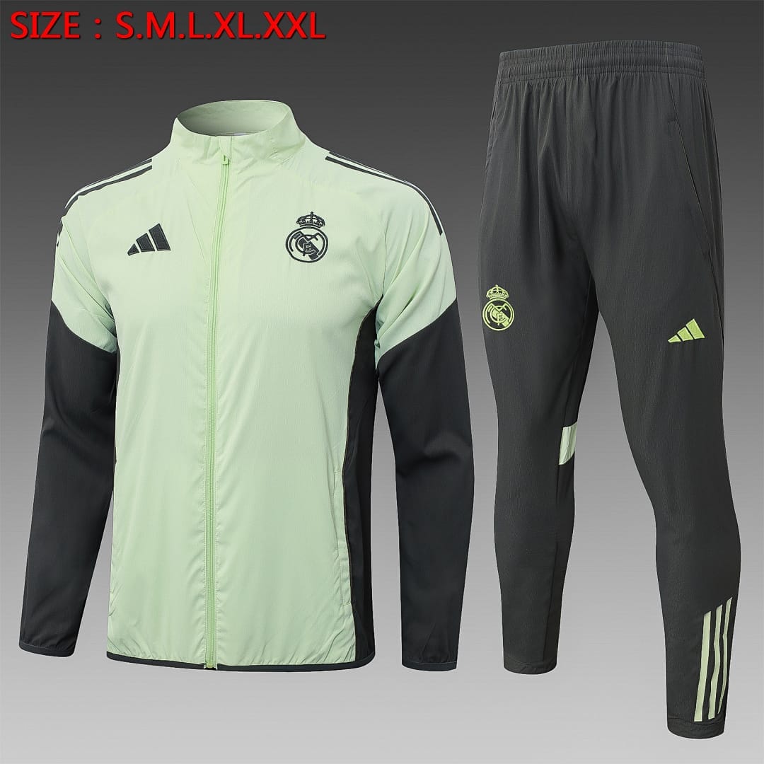 Real Madrid 25/26 Chaqueta · Verde Claro