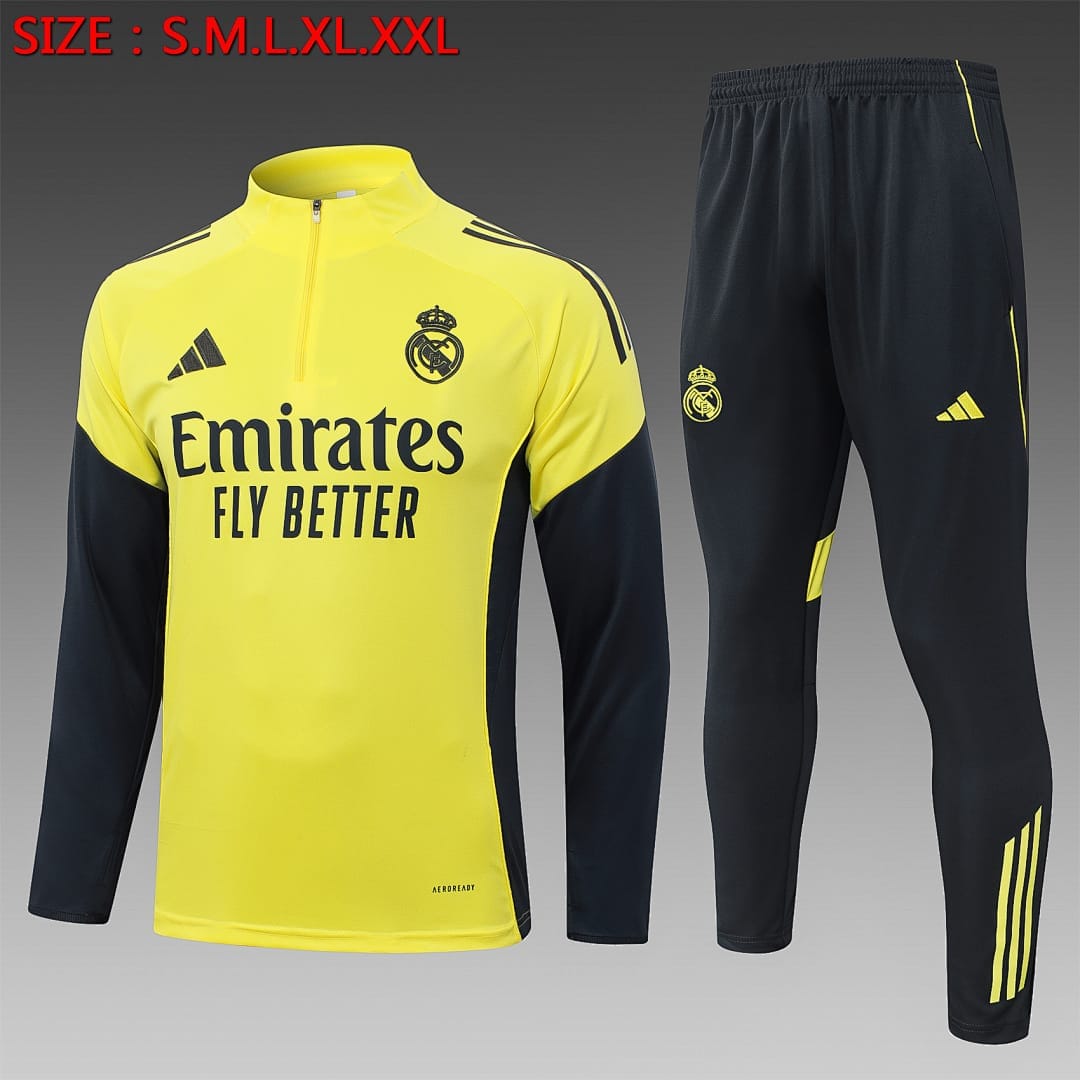 Real Madrid 25/26 Sudadera · Amarillo